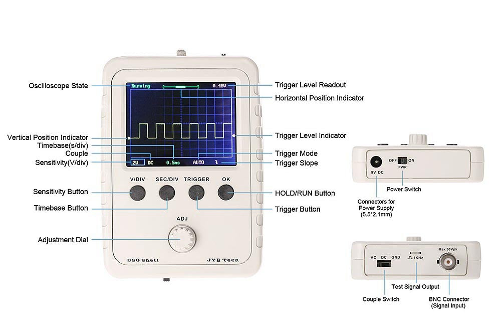 DSO150 Handheld DSO Kit (200kHz)