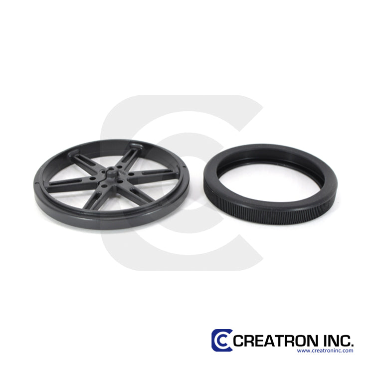 80x10mm Wheel (Black)