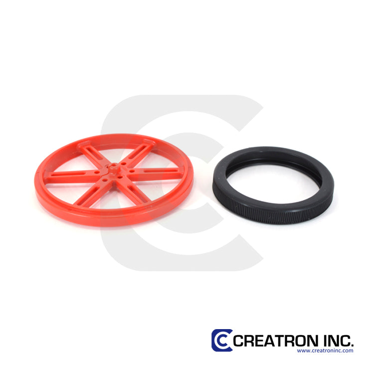 90x10mm Wheel (Red)